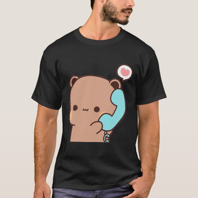 Camiseta Dudu É Fazer Chamada Para O Seu Bubu, Um Belo Urso (Frente)
