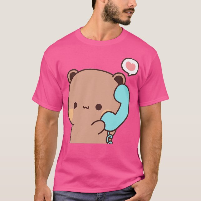 Camiseta Dudu É Fazer Chamada Para Seu Urso De Panda Cute B (Frente)