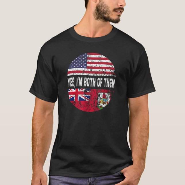 Camiseta Duel Flag Bermuda and American duel citizen (Frente)