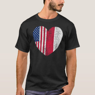 Camiseta Duel Heart Design e cidadão americano duel