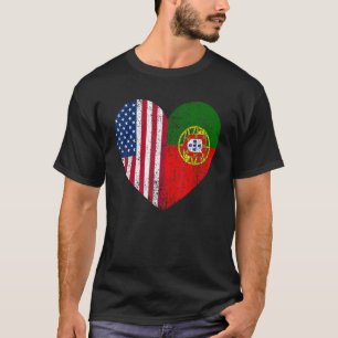 Camiseta Duel Heart Portugal e cidadão americano Duel
