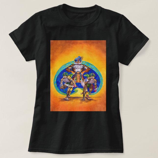 Camiseta Duelista 4 Cat Warriors Art Cobrir (Frente do Design)