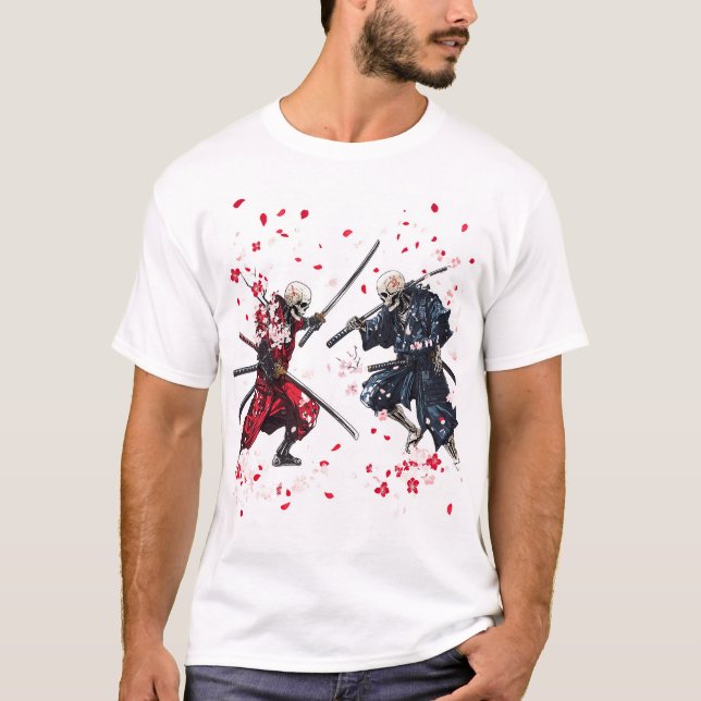 Camiseta Duelo de Samurai Caveira (Frente)