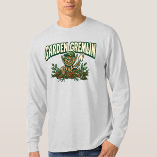 Camiseta Duende Divertido do Jardim Vintage