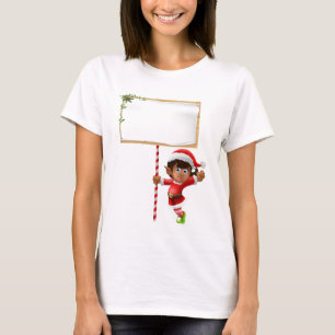 Camiseta Duende do Natal que guardara um sinal