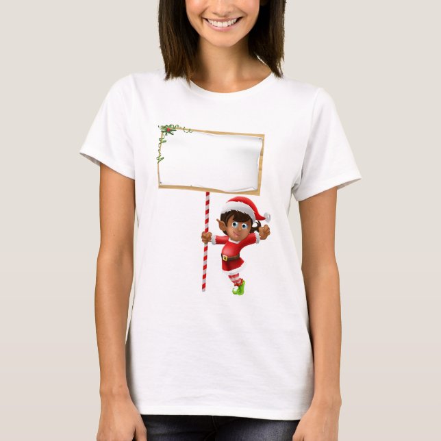 Camiseta Duende do Natal que guardara um sinal (Frente)