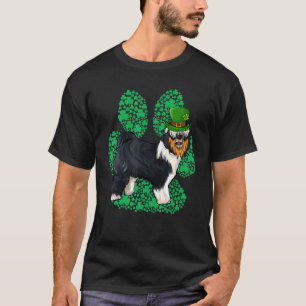 Camiseta Duende Terrier Tibetano Dia de São Patrício Shamro