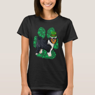 Camiseta Duende Terrier Tibetano Dia de São Patrício Shamro