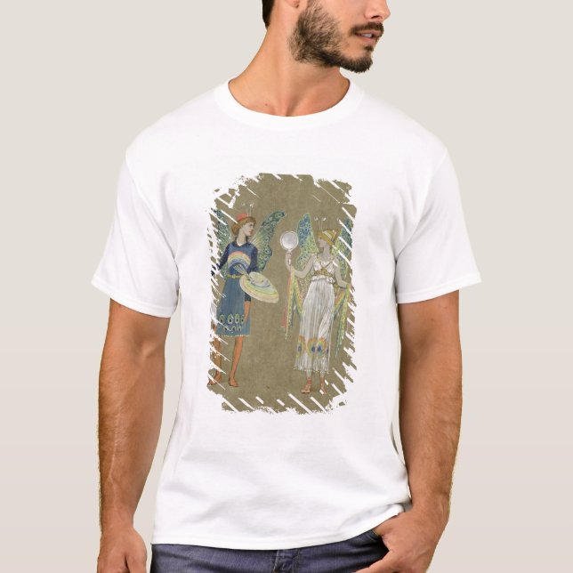 Camiseta Duendes e pintores feericamente, "do boneco de (Frente)