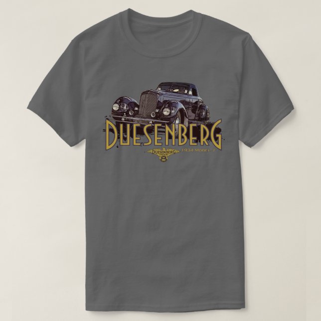 Camiseta Duesenberg Modelo J (Frente do Design)