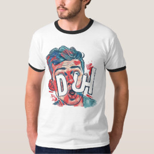 Camiseta DUH Comic Pop Art – Camiseta Gráfica Dive
