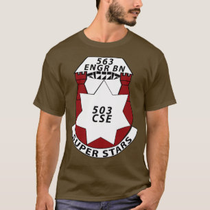 Camiseta DUI de Batalhão do Engenheiro 563º com Txt X