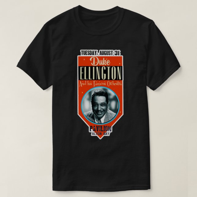 Camiseta Duke Ellington (Frente do Design)