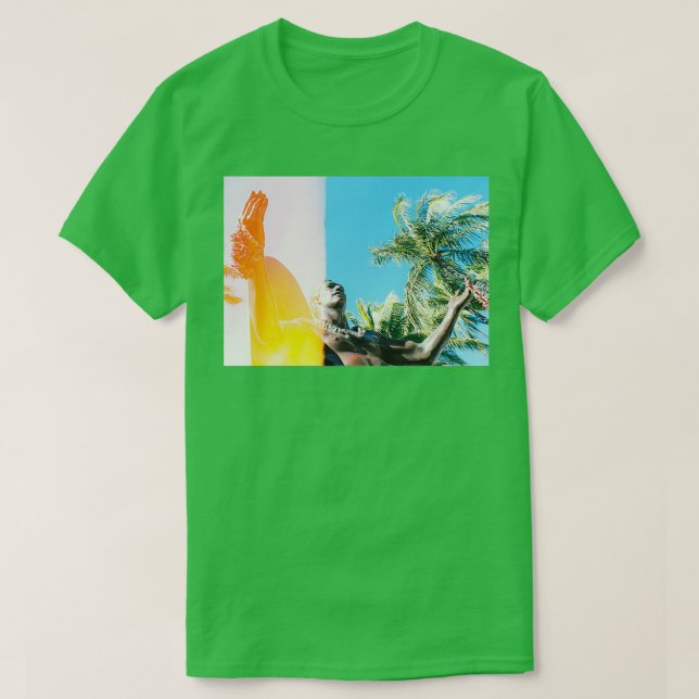 Camiseta Duke Kahanamoku Statue Waikiki leveak (Frente do Design)