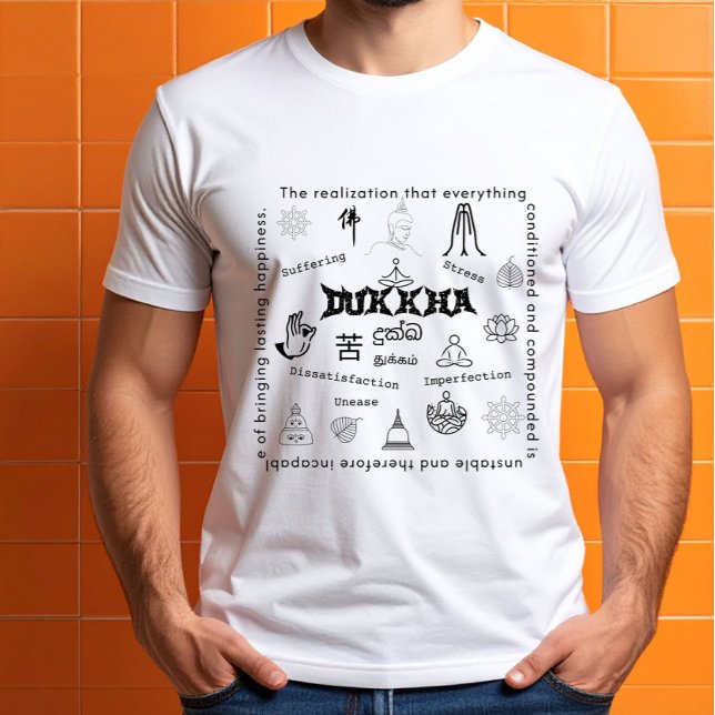 Camiseta Dukkha: O Primeiro Desenho da Verdade Nobel  (Criador carregado)