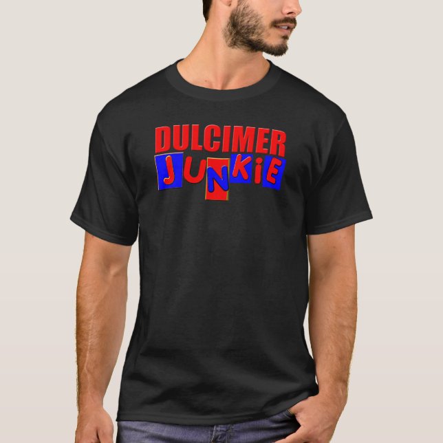 Camiseta Dulcimer Engraçado (Frente)