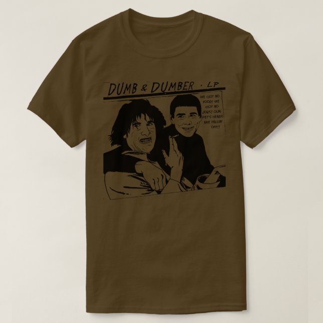 Camiseta Dumb e Dumber Goo Parody (Frente do Design)