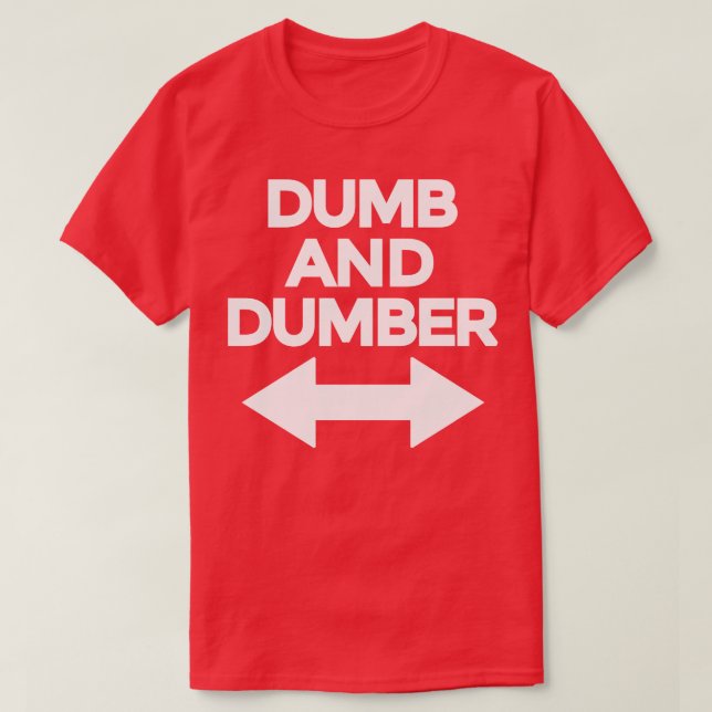 Camiseta Dumb e número 2 (Frente do Design)