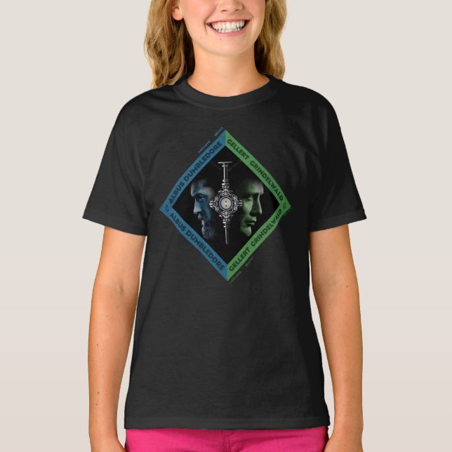 Camiseta Dumbledore & Grindlewald Blood Troth Graphic (Frente)