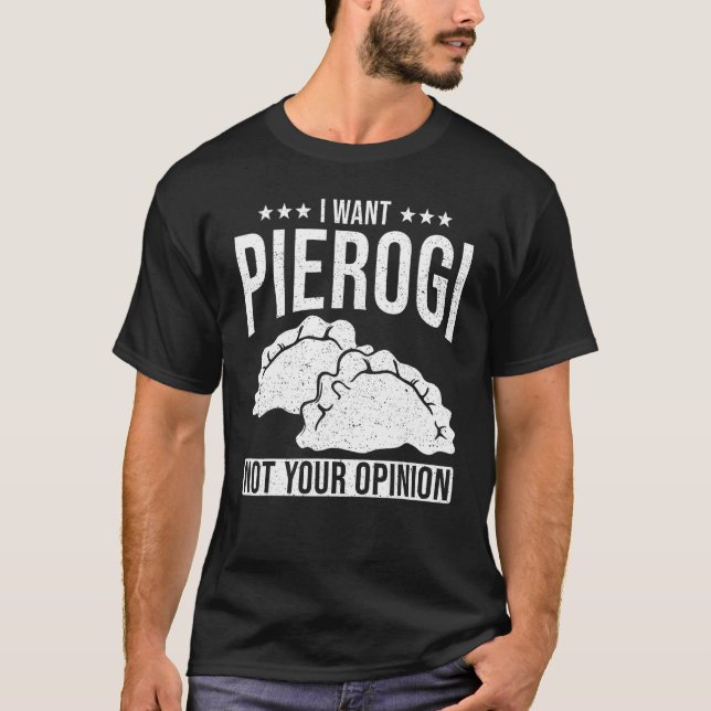 Camiseta Dumbling Food Designs  Pierogi (Frente)