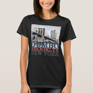 Camiseta Dumbo Brooklyn NYC Nova Iorque, mulheres