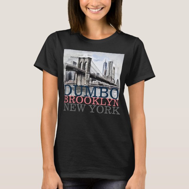 Camiseta Dumbo Brooklyn NYC Nova Iorque, mulheres (Frente)