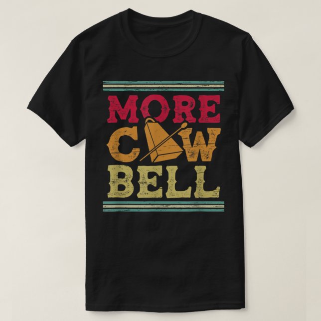 Camiseta Dummer More Cowbell (Frente do Design)