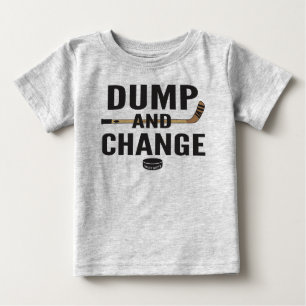 Camiseta Dump and Change Hockey Baby