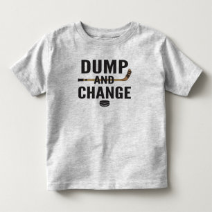 Camiseta Dump and Change Hockey Toddler