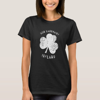 Camiseta Dun Laoghaire Irlanda Trevo Vintage Envelhecido 