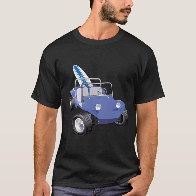 Camiseta Dune Buggy Manx Blue com (Frente)