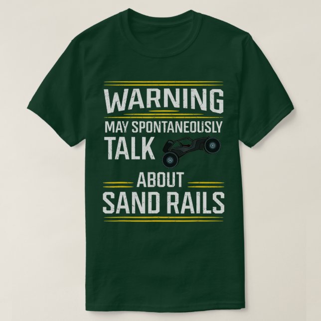Camiseta Dune Buggy Sand Rail Carro Racing Beach Desert Rc  (Frente do Design)