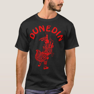 Camiseta Dunedin Nova Zelândia Retrô Turístico Lembrança