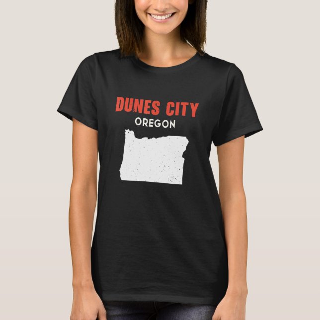 Camiseta Dunes City Oregon Estados Unidos Viagem (Frente)