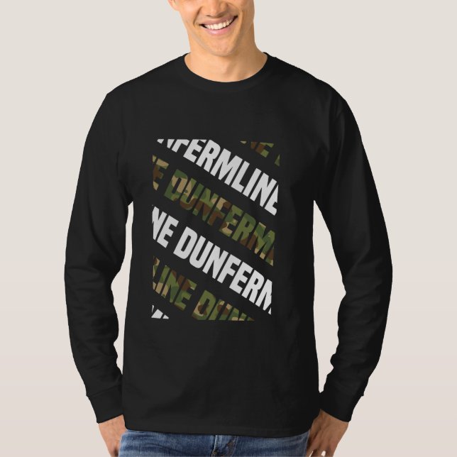 Camiseta Dunfermline Camo - Camouflage Verde (Frente)
