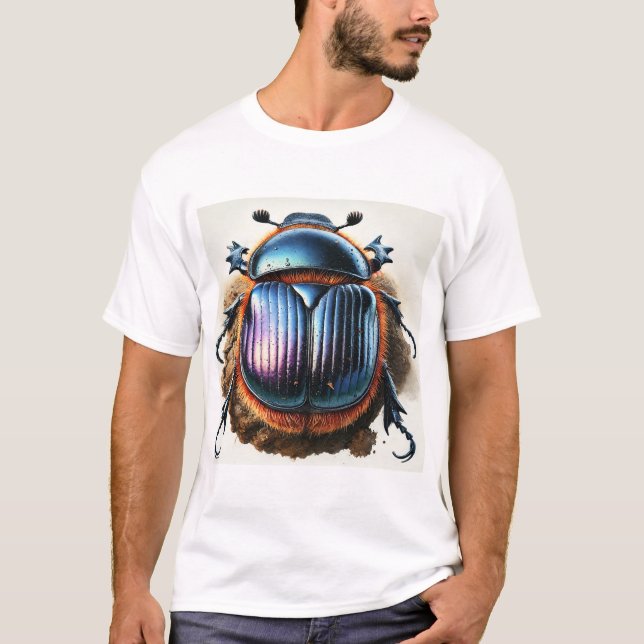 Camiseta Dung beetle 200724IREF213 - Watercolor (Frente)