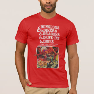 Camiseta Dungeon & comensais & dragões & Movimentação-Ins &