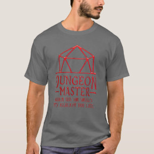Camiseta Dungeon Crawler, Dragão Mestre, DM Gaming Quando O