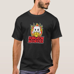 Camiseta Dungeon Meowster Fantasy Rpg Dm Gato De Conselho