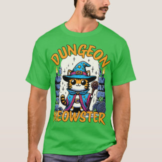 Camiseta Dungeon Meowster Roleplay Dungeon Master Cat