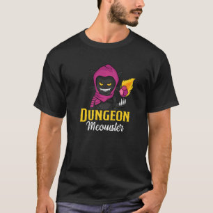 Camiseta Dungeon Meowster RPG Tabletop Jogos Cat DM Dice