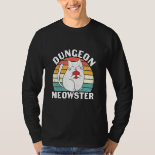 Camiseta Dungeon Meowster Rpg Tabletop Jogos Dm Reprodução