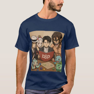 Camiseta Dungeons and Dragons com amigos