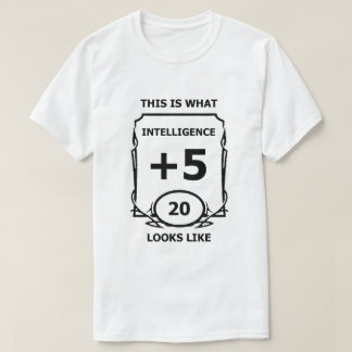 Camiseta Dungeons and Dragons Intelligence T Shirt