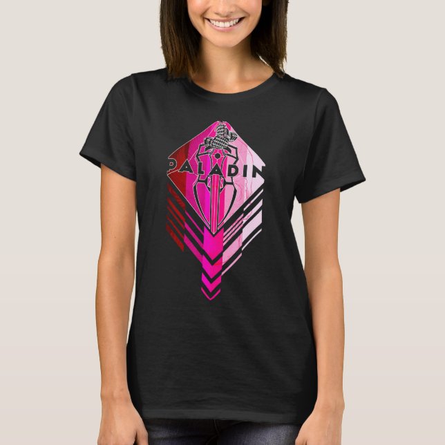 Camiseta Dungeons D20 Dragons Paladino (Frente)