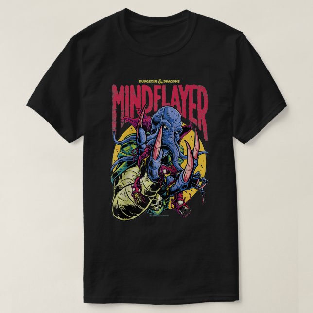 Camiseta Dungeons & Dragons Mindflayer Logo  (Frente do Design)