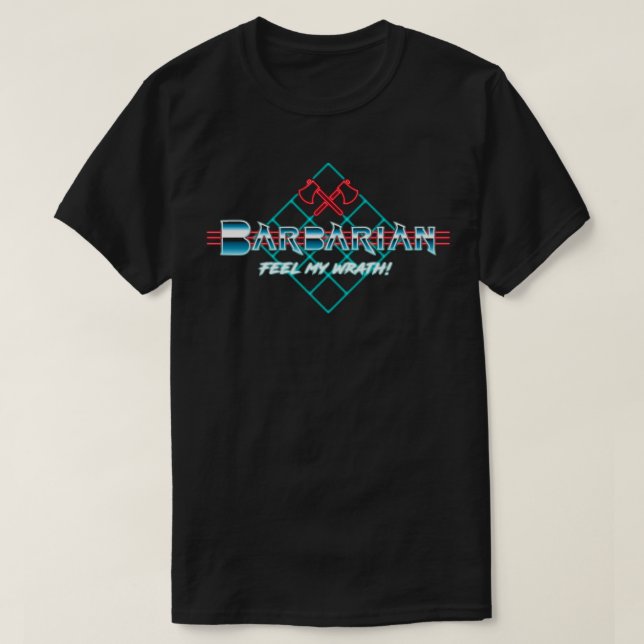Camiseta Dungeons e Dragões sentem minha ira (Frente do Design)