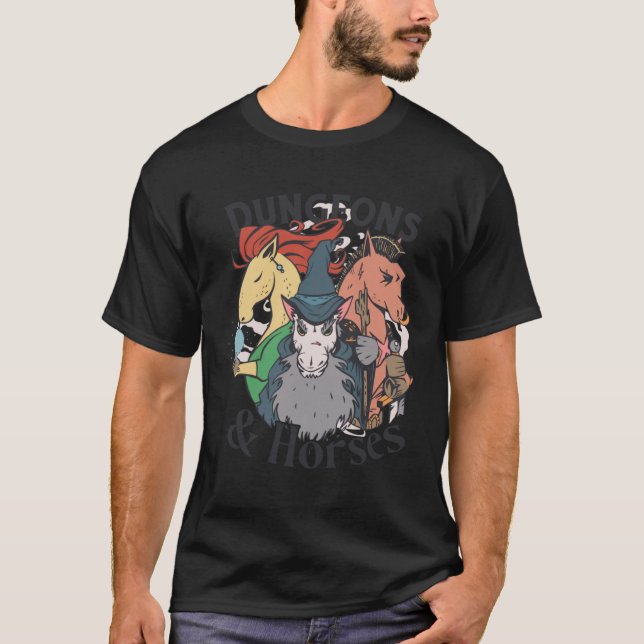 Camiseta Dungeons & Horses (Frente)