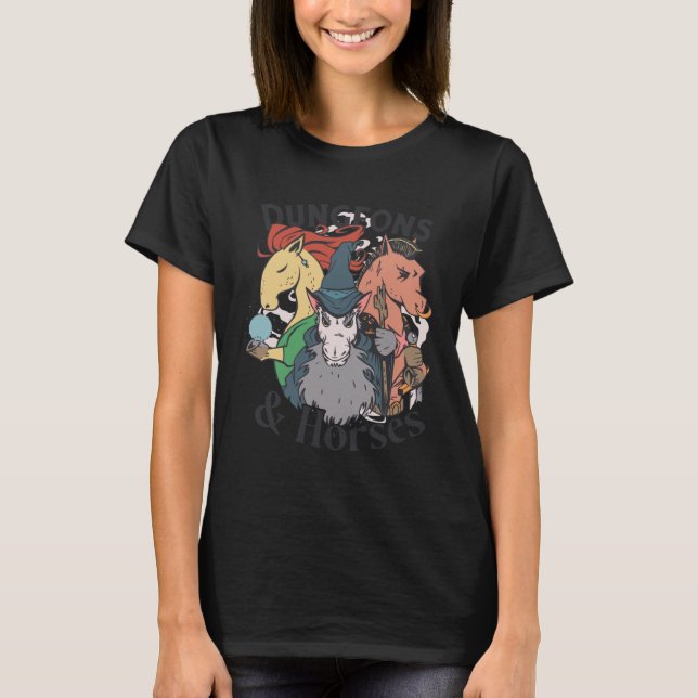 Camiseta Dungeons & Horses (Frente)