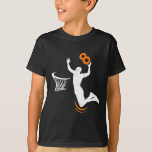 Camiseta Dunk, 8 anos, 8 Festas de aniversário